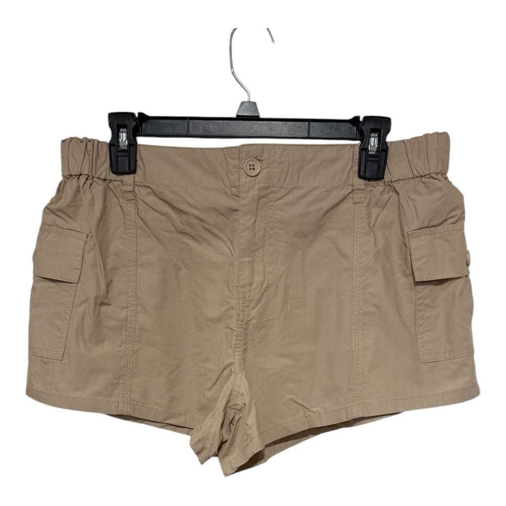 Cargo Pocket Pull-On Shorts - Khaki